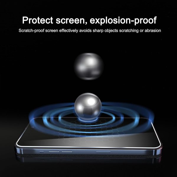 Ailun Glass Screen Protector for iPhone 16 / iPhone 15 / iPhone 15 Pro [6.1 Inch] Display 3 Pack Tempered Glass, Dynamic Island Compatible, Case Friendly [Not for iPhone 16 Pro 6.3 Inch] - Image 3