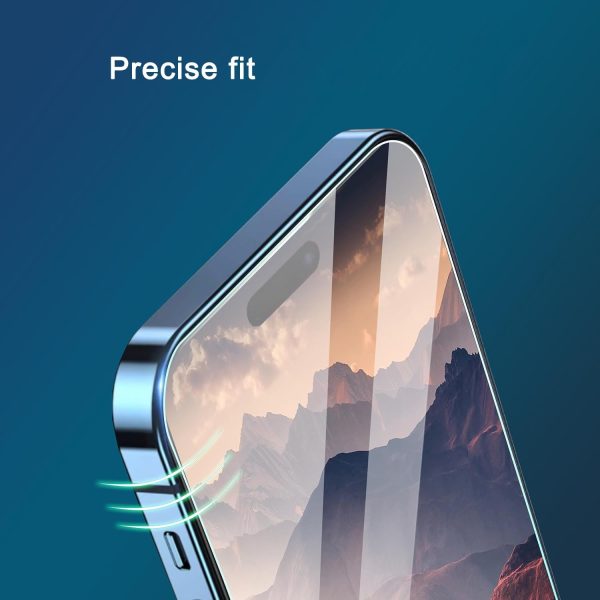 Ailun Glass Screen Protector for iPhone 16 / iPhone 15 / iPhone 15 Pro [6.1 Inch] Display 3 Pack Tempered Glass, Dynamic Island Compatible, Case Friendly [Not for iPhone 16 Pro 6.3 Inch] - Image 6
