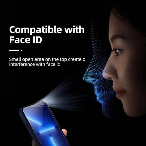 NEW'C 3 Pack Designed for iPhone 14, iPhone 13, iPhone 13 Pro (6.1 inches) Screen Protector Tempered Glass,Case Friendly Scratch-proof, Bubble Free, Ultra Resistant - Image 7