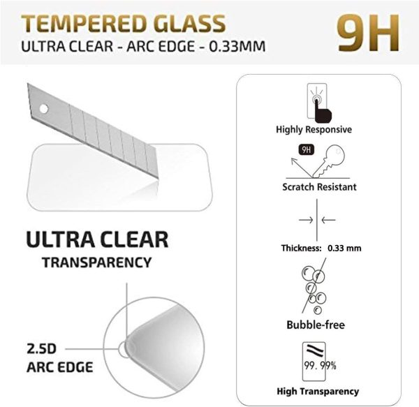 NEW'C 3 Pack Designed for iPhone 14, iPhone 13, iPhone 13 Pro (6.1 inches) Screen Protector Tempered Glass,Case Friendly Scratch-proof, Bubble Free, Ultra Resistant - Image 9